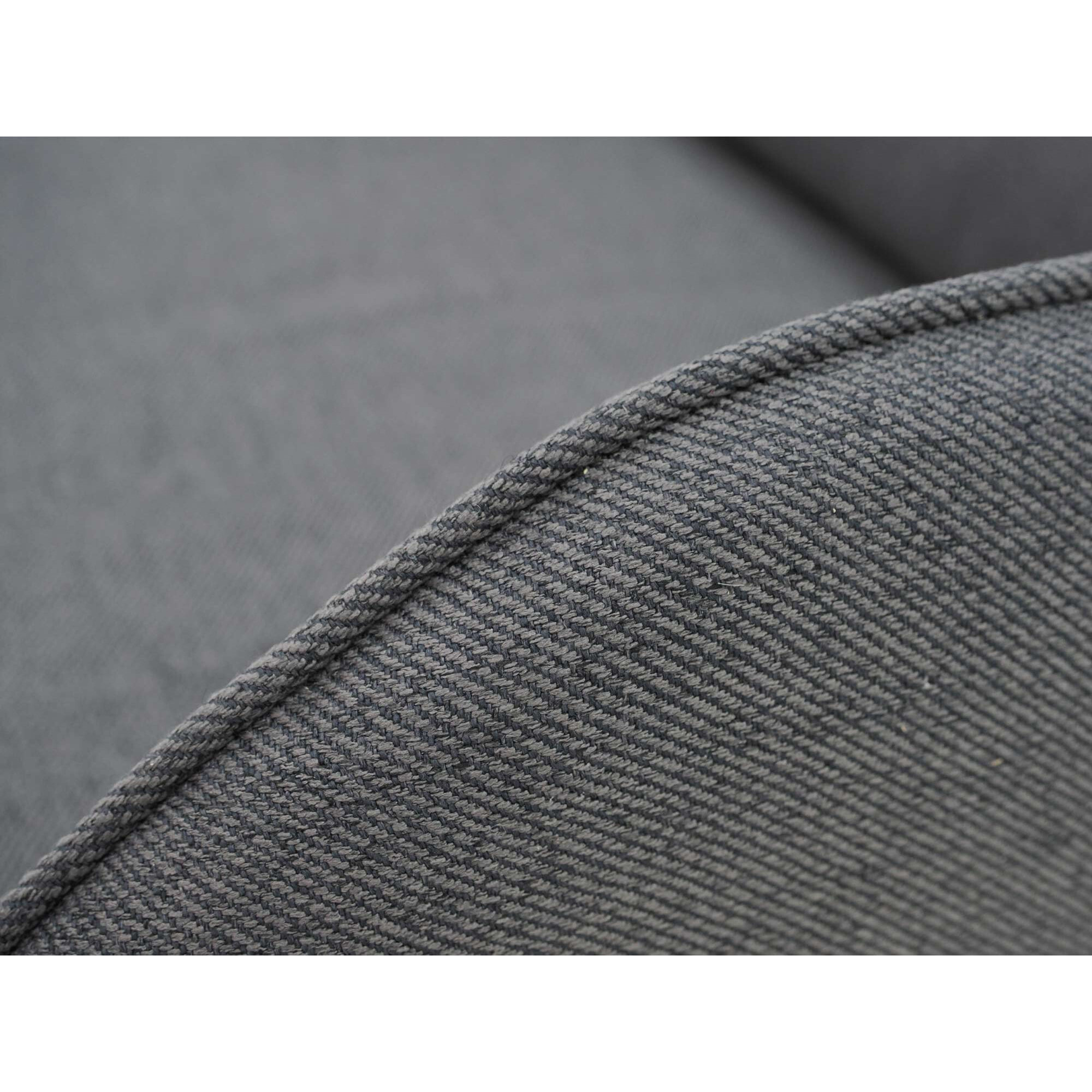 Cosmos - canapé 3 places convertible express couchage quotidien 140 cm matelas 11 cm en tissu - Gris Anthracite