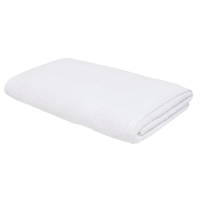 Maxi drap de bain uni ESSENTIAL blanc