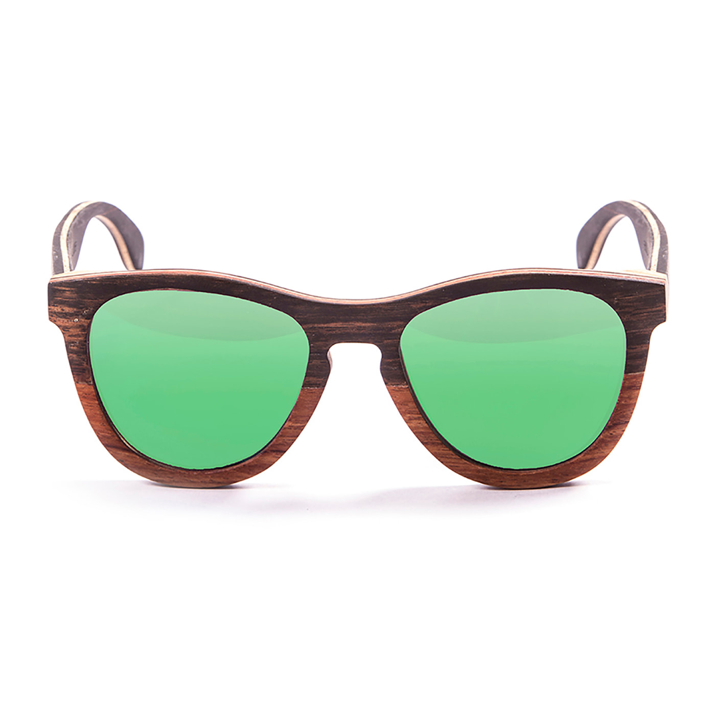Gafas de sol OCEAN WEDGE - 5 capas marrón / Revo polarizada verde