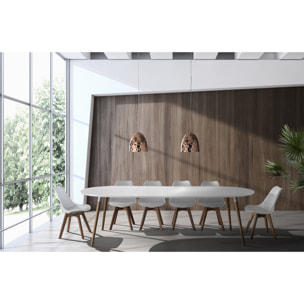 Tomasucci table EGO WOOD Blanc