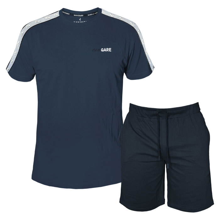 Set Completo Uomo NAVIGARE Cotone Manica Corta