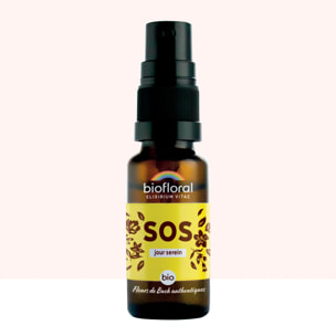 Biofloral - SOS Secours Jour - format spray - Bio Demeter - 20 ml