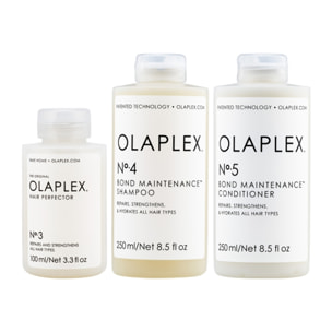 OLAPLEX Kit Hair Perfector N°3 100ml + Shampoo N°4 250ml + Conditioner N°5 250ml