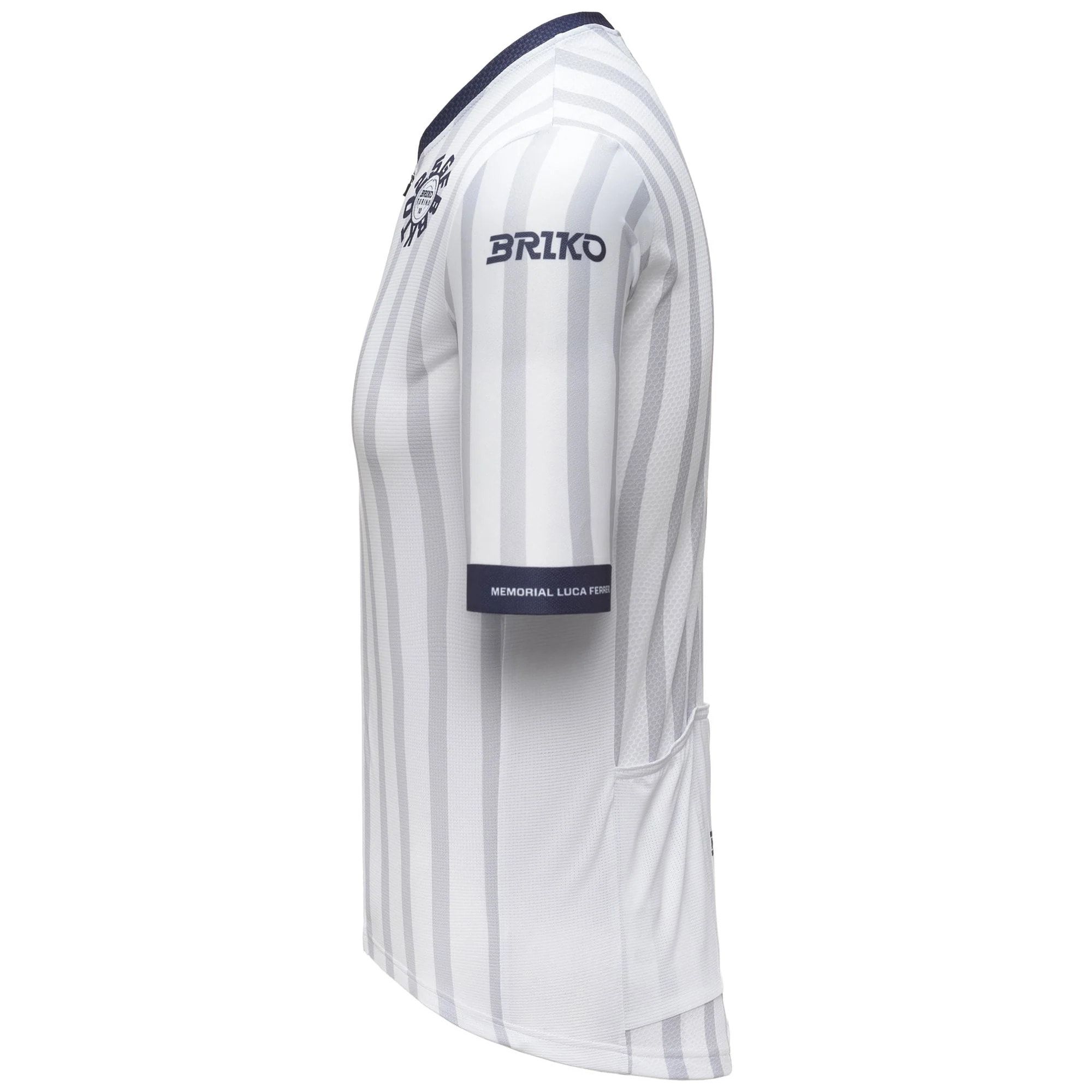 Maglie gioco Briko Uomo Donna Bianco Brkgfto25 Jersey