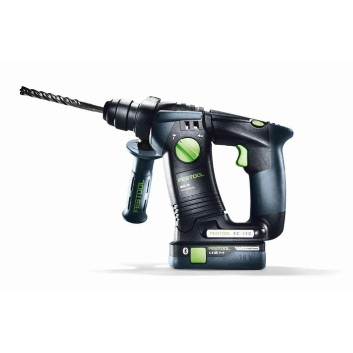 Perforateur sans fil BHC 18 HPC 4.0 I.PLUS - FESTOOL - avec 2 batteries 18V 4.0Ah - chargeur - Systainer - 577602