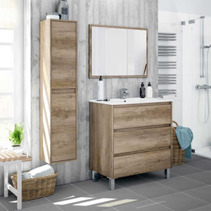 Columna de baño Devin 2p color Nordik, 30 cm (Ancho) x 26 cm (Fondo) x 140 cm (Alto)