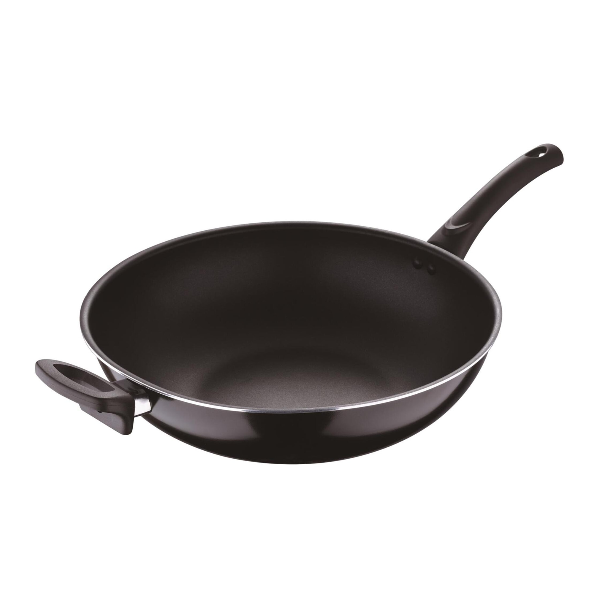 Wok de ø32x8,8cm en aluminio prensado