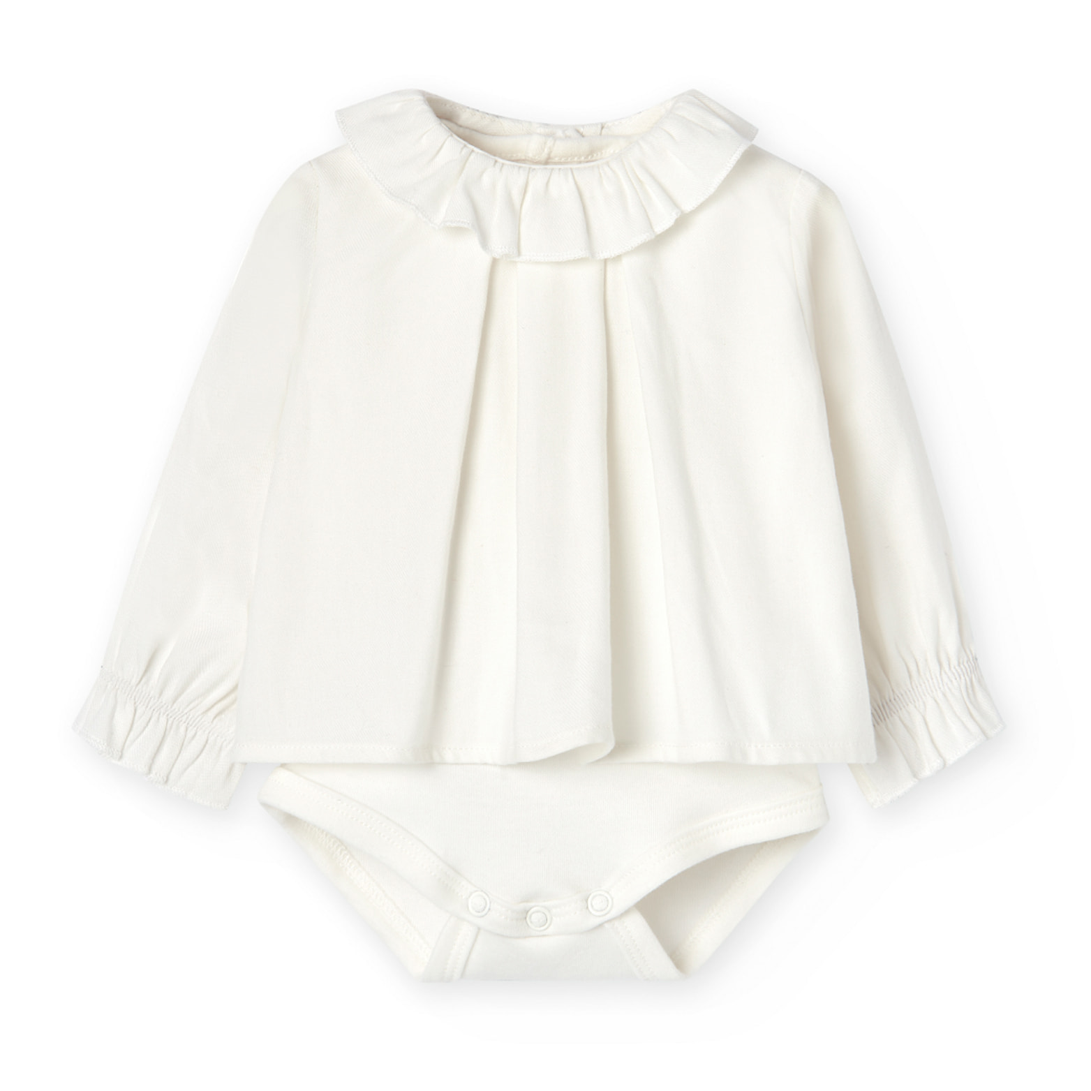 Blusa combinada de bebé niña -BCI