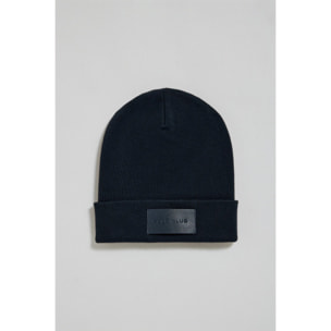 Cappellino Vito in lana blu marino con etichetta Polo Club