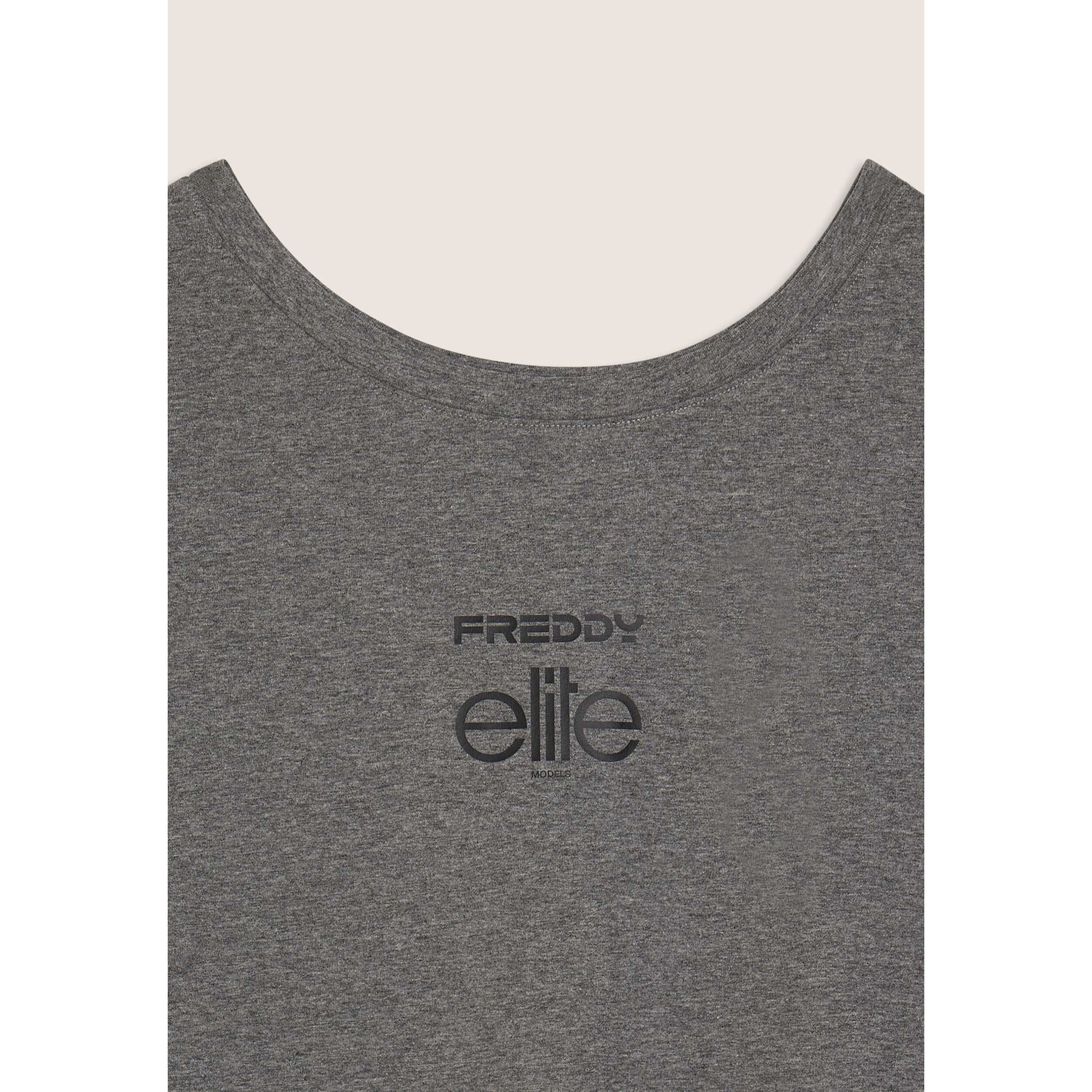 T-shirt Mélange Bi-fronte Donna Elite x Freddy
