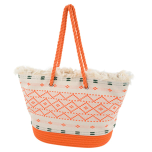 Bolso De Playa Skpat Savona Naranja