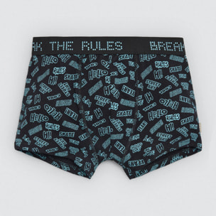 Confezione da 2 boxer da bambino "Break the Rules"