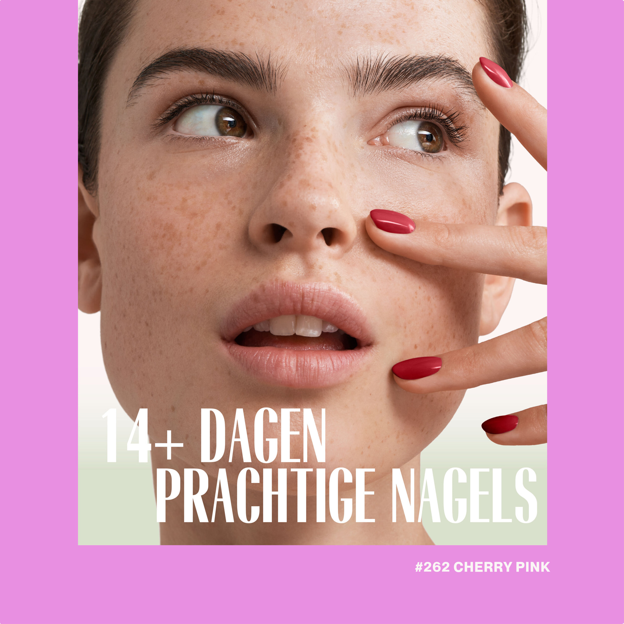 Vernis semi-permanent - 262 Cherry Pink - 15 ml