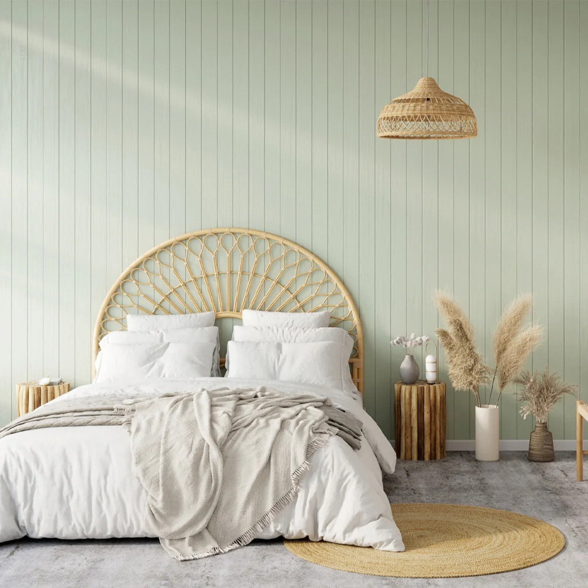 Tête de lit 140 cm en rotin - Bahia