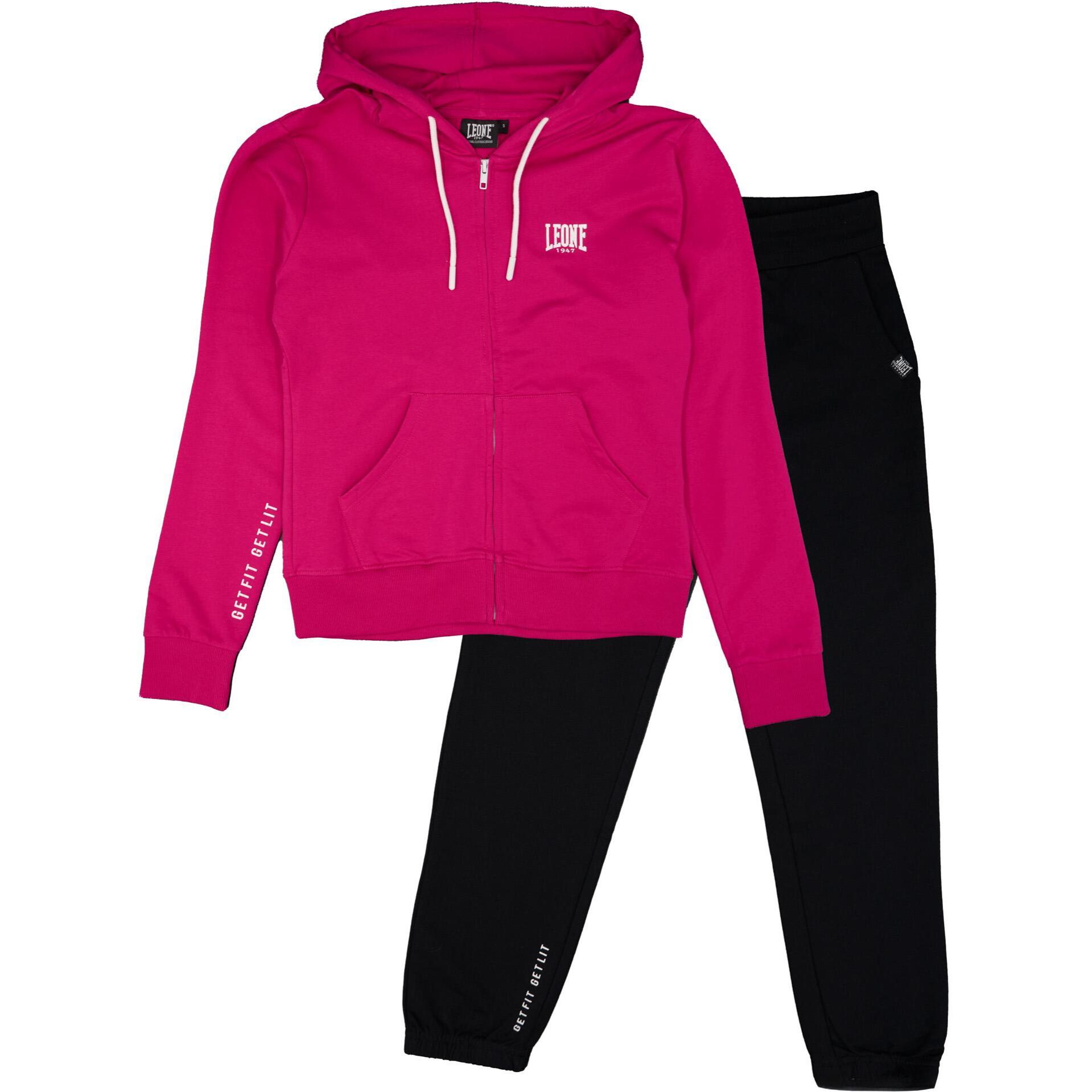 Chándal de niña sin sudadera con capucha y cremallera Leone Multicolor