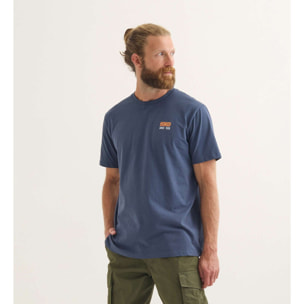 Camiseta MUNICH Compass lifestyle hombre de algodón orgánico navy