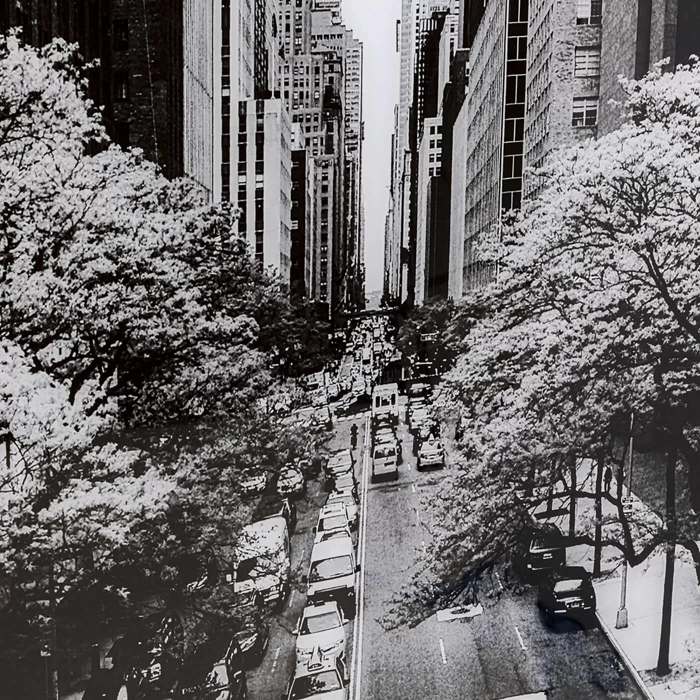 Tableau en verre rues de New York 80x120cm Kare Design