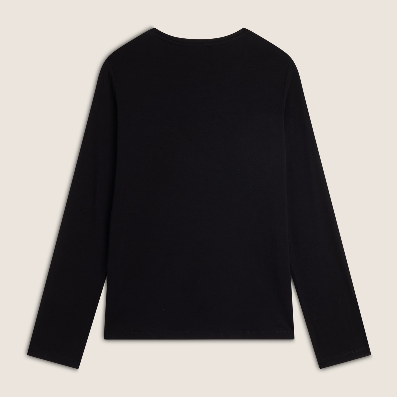 T-shirt donna manica lunga con stampa animalier oro rosa