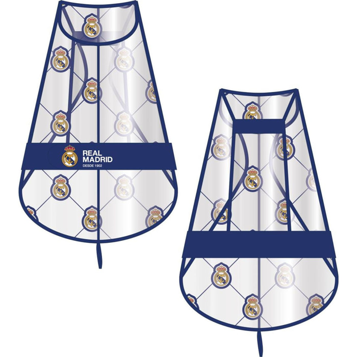 Impermeable Ajustable Para Perro Ajustable Real Madrid