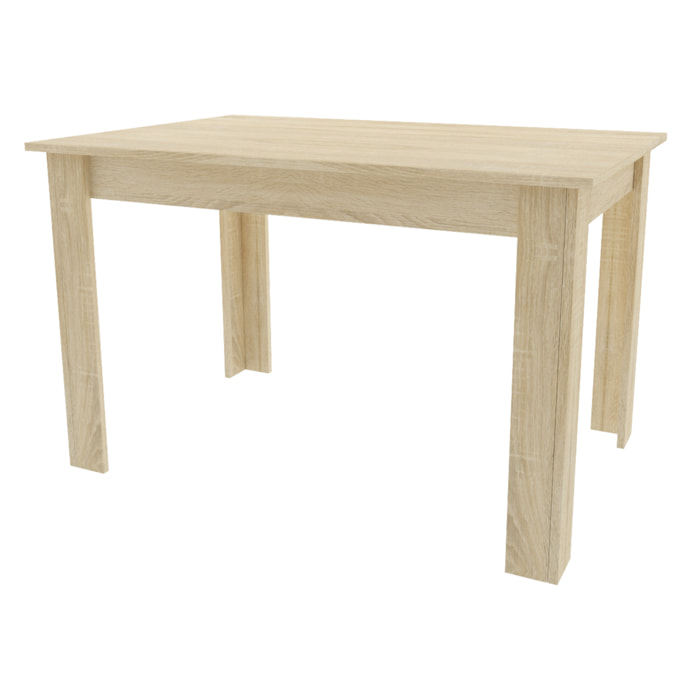Tavolo rettangolare NP Rovere Sonoma 120x80 cm