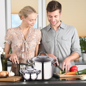 BERGNER - CACEROLA CON TAPA 20CM COLECCIÓN  GOURMET