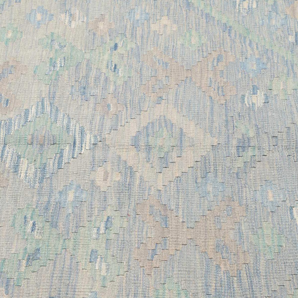 Tapis kilim géométrique, tissé plat en laine, LONALUS