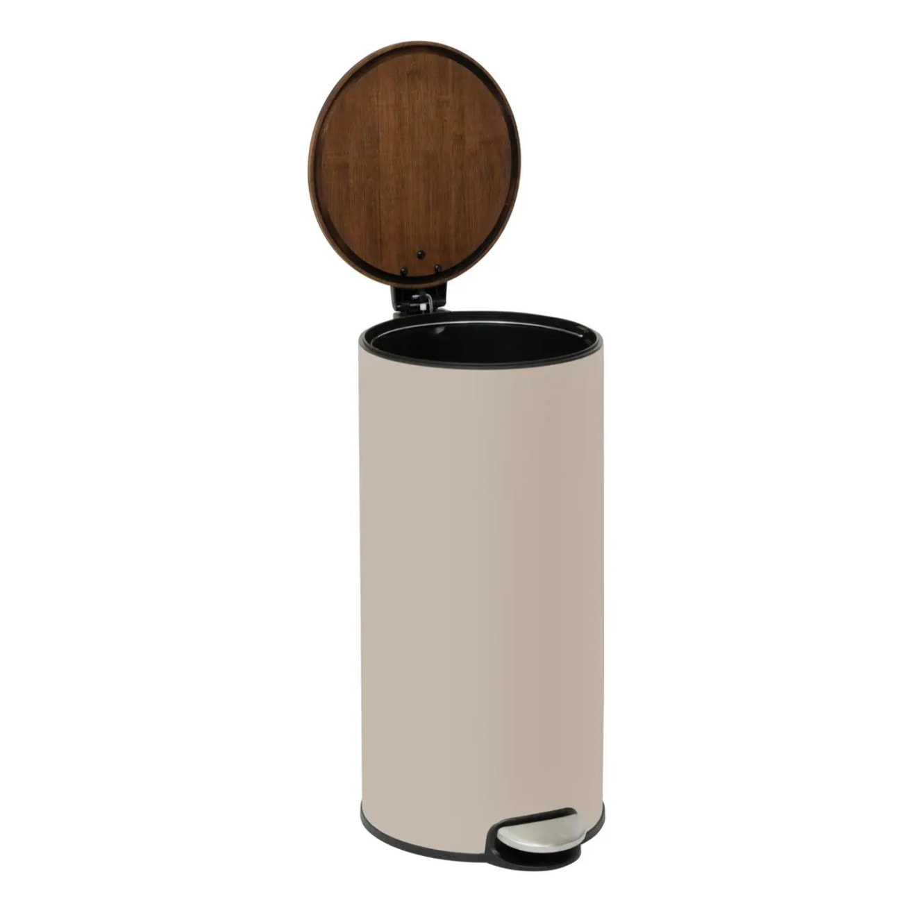Poubelle Modern Color avec Pedale 30L Argile et Acacia 37,7x29,2x59,5 cm