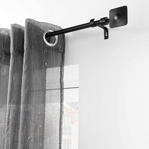 Tringle extensible en kit - Noir