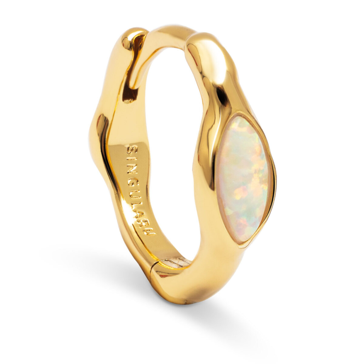 Pendiente Suelto Aro Hope Baño Oro