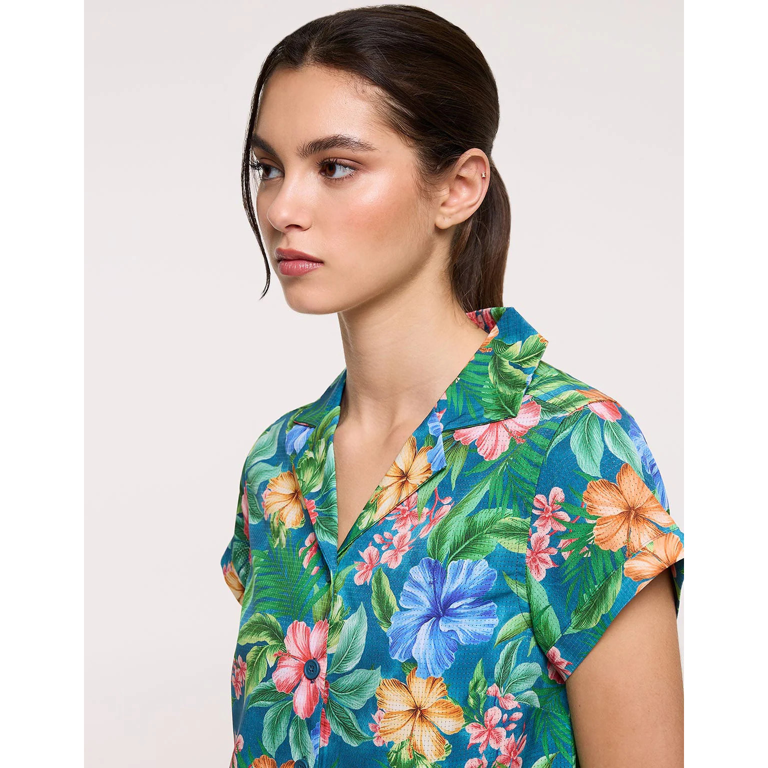 Camisa Manga Corta Multicolor - Nerini