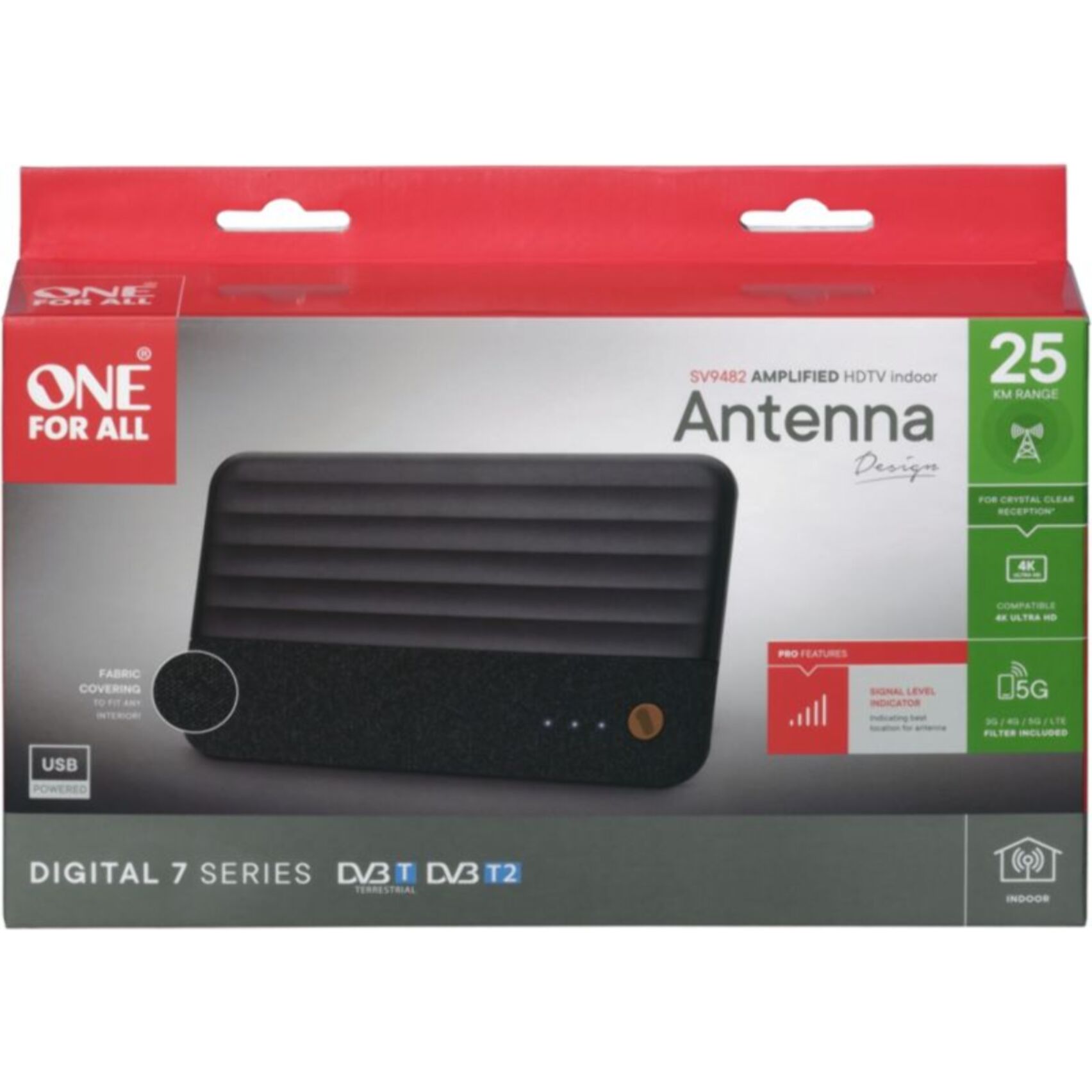 Antenne intérieure ONE FOR ALL SV9482 filtre 5G