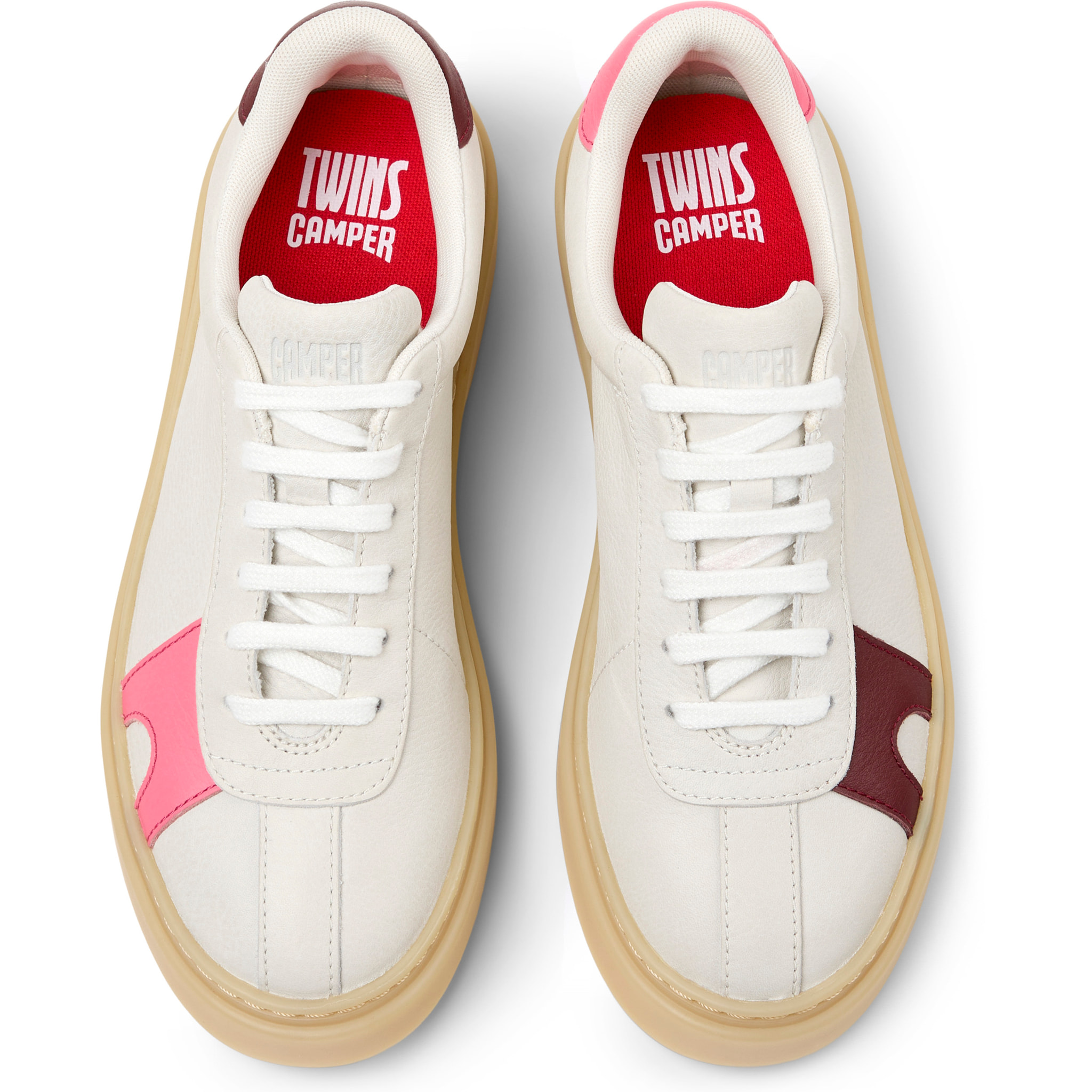 Sneakers - CAMPER Runner Twentyfive Twins - Bianco - Pelle liscia