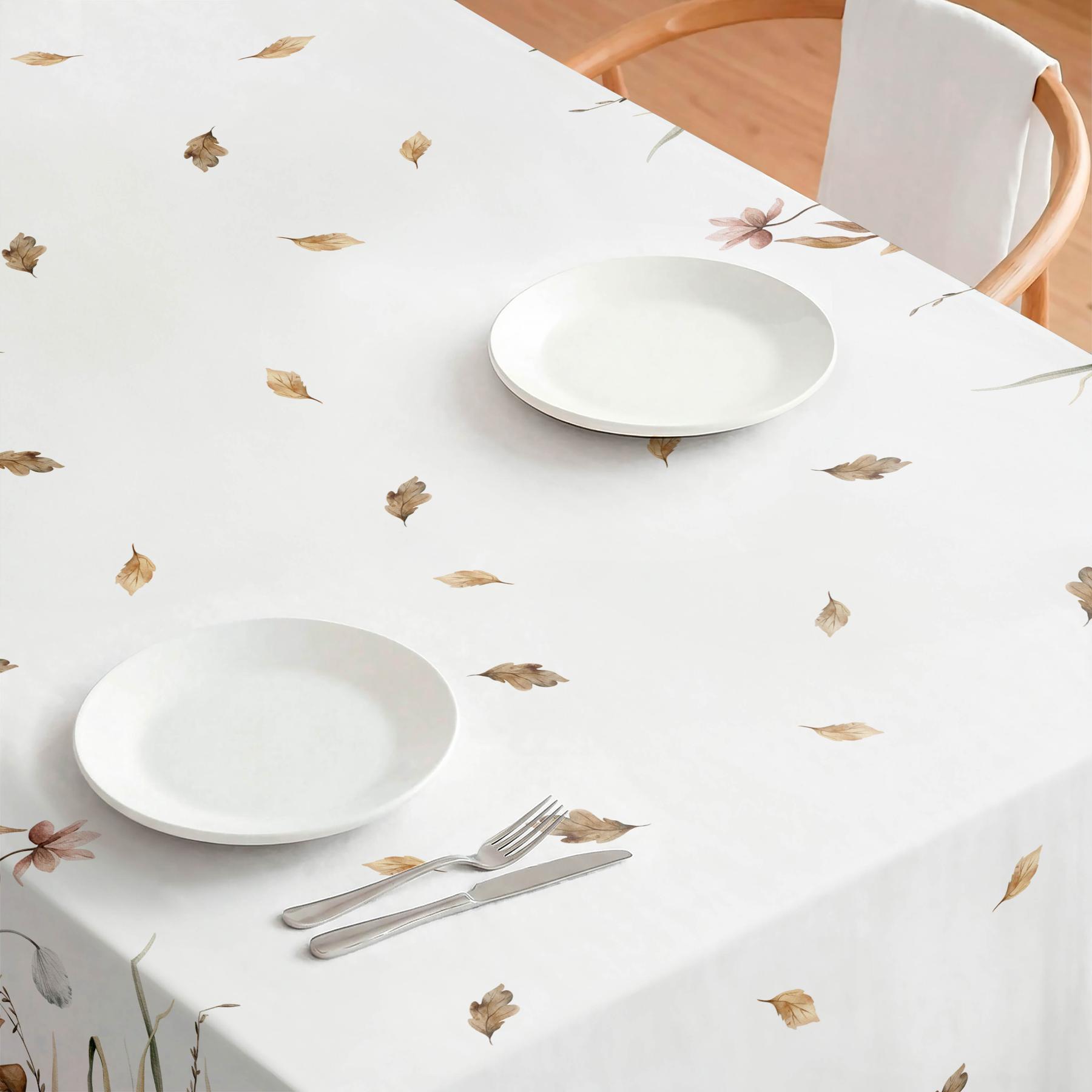 Nappe anti-taches KAIRO OCRE - coton mélangé
