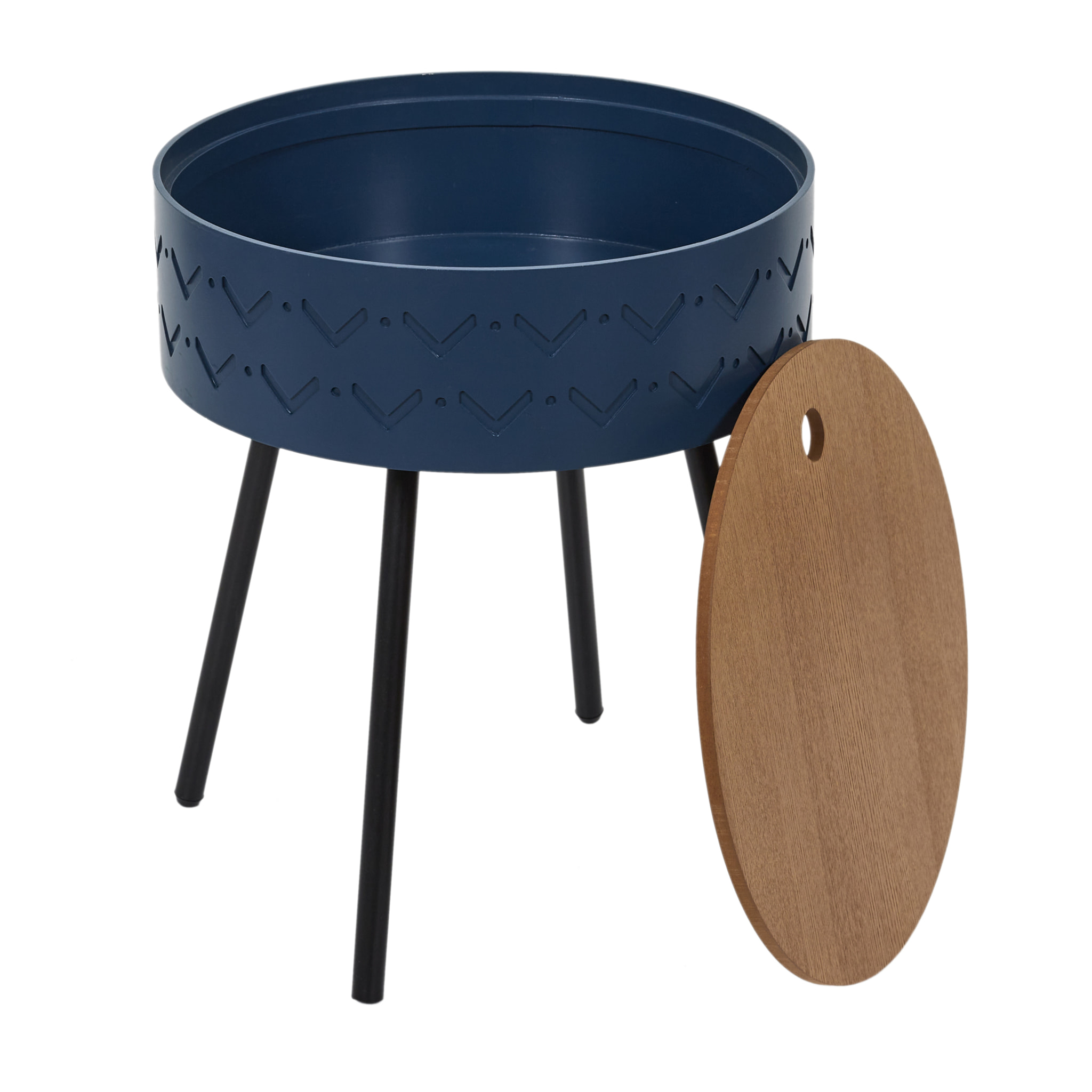 Table Coffre Eugenie Bleu Nuit