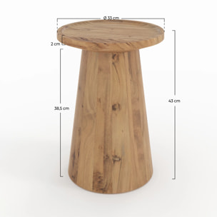 Table d'appoint en bois massif d'acacia - Capucine