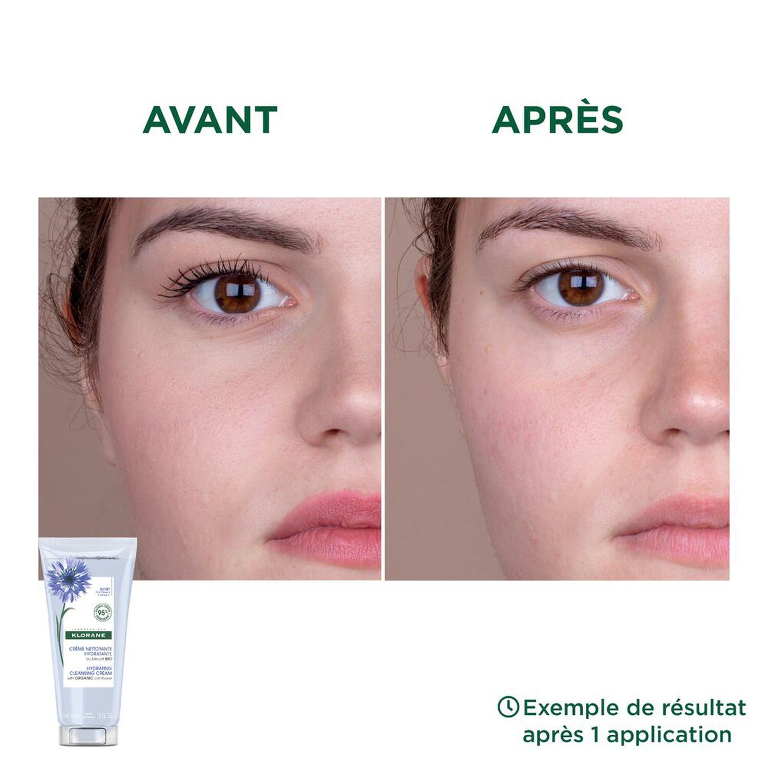 Bleuet Bio - Crème Nettoyante Démaquillante - 200 ml