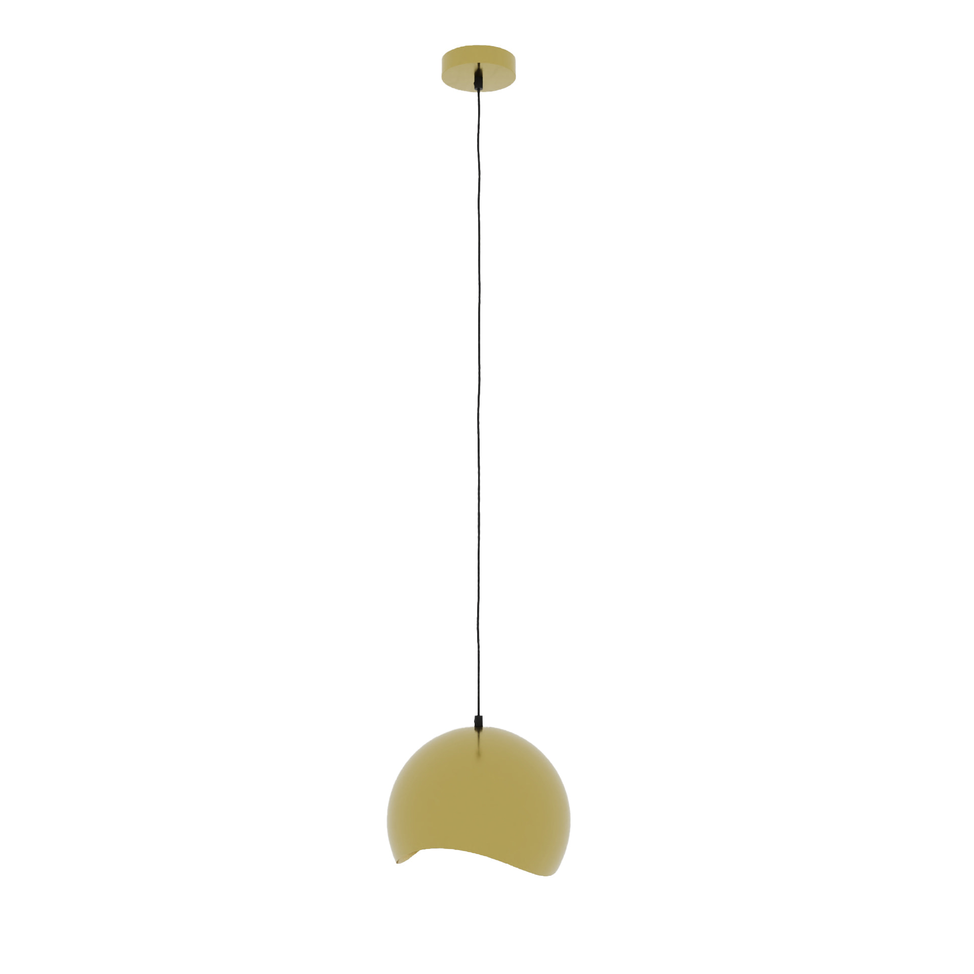 Suspension Miro – luminaire design minimaliste en métal doré