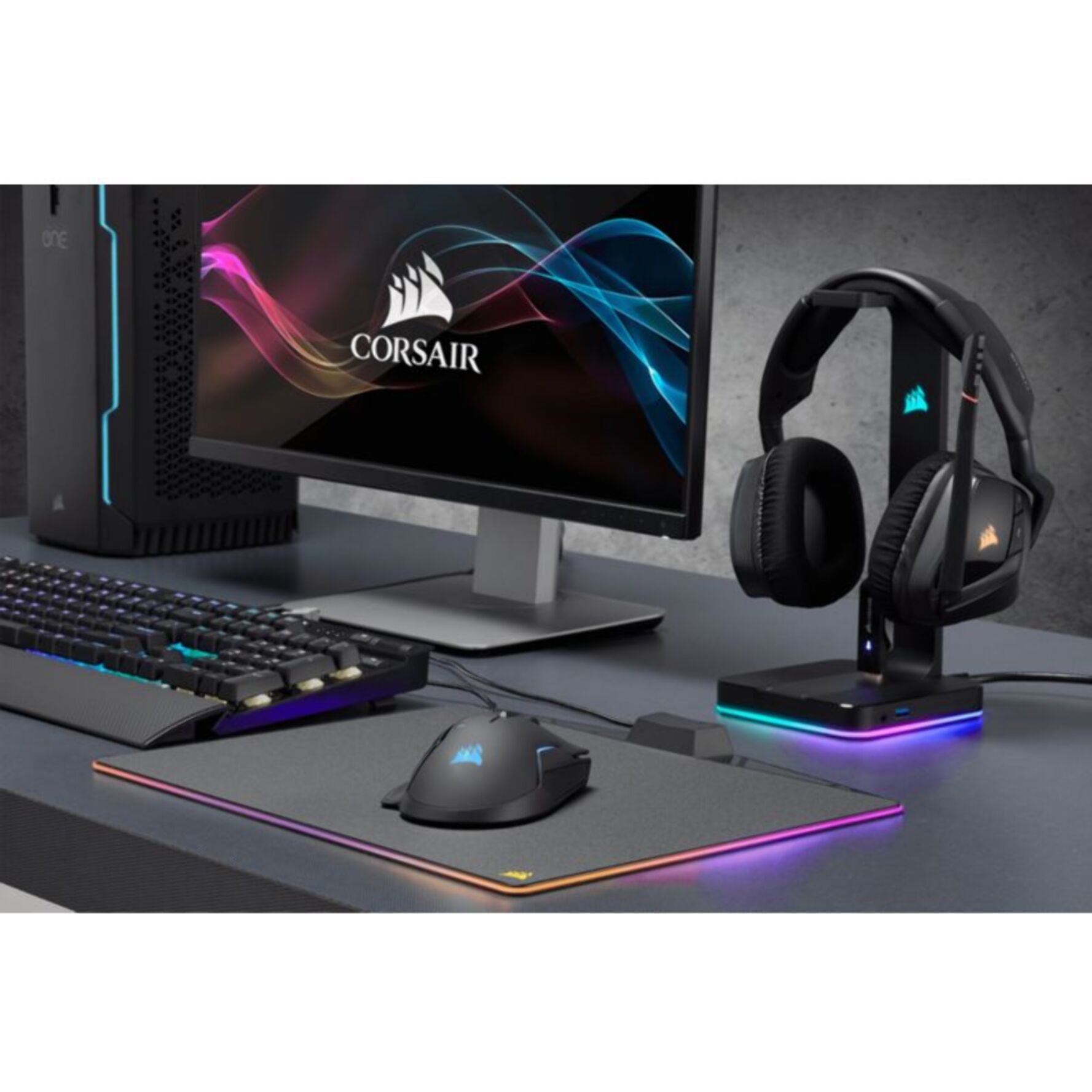 Support casque gamer CORSAIR ST100 RGB