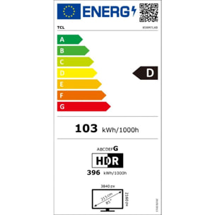 TV RGB TCL 85RM7L (2026) 85" (215 cm) - Expérience Gaming, 144Hz, Google TV, système audio ONKYO