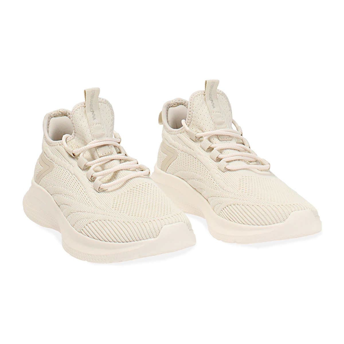 Slip on donna ghiaccio in tessuto