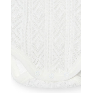 Body bebé tirantes finos perlé algodón