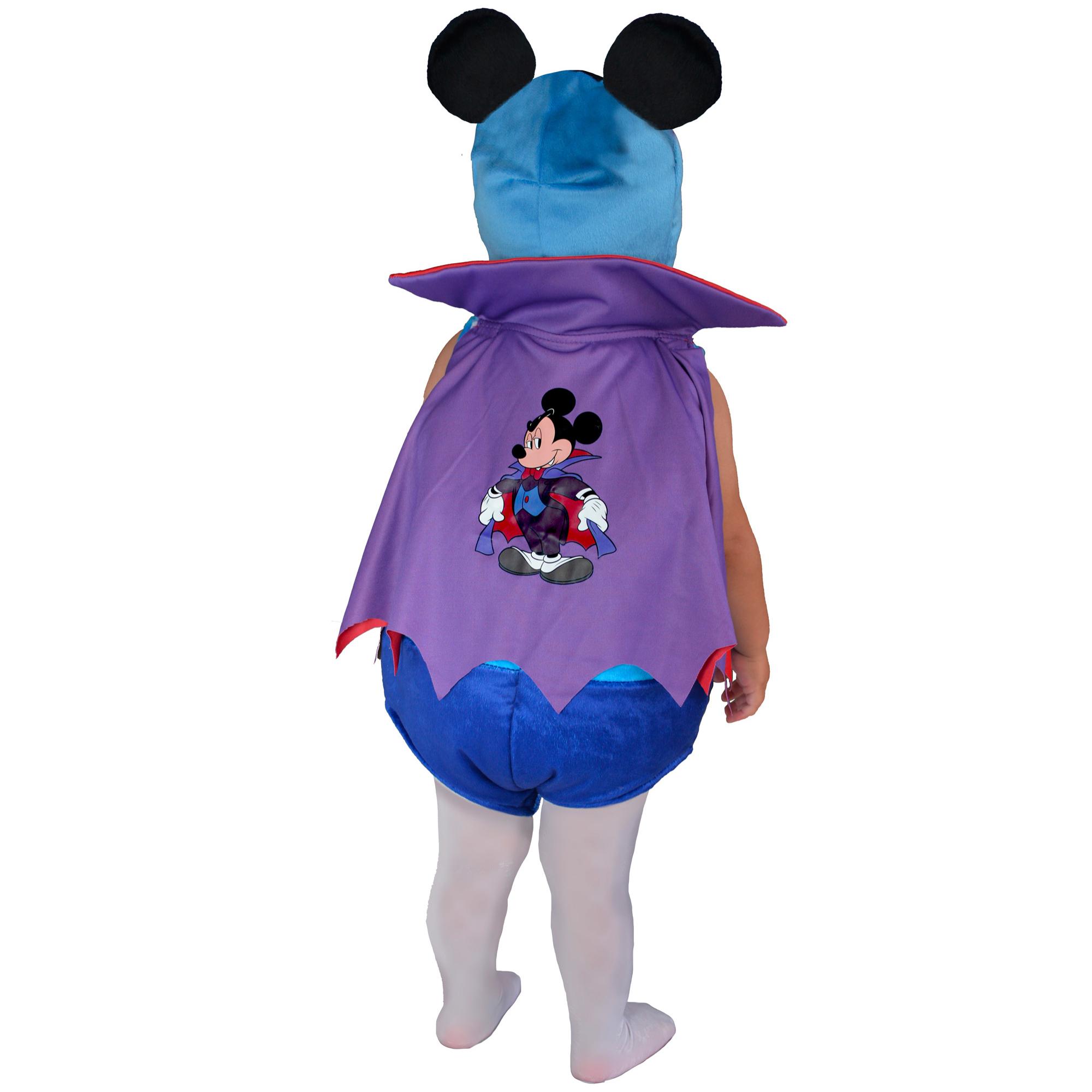 Costume Disney Baby Halloween Tutina Mickey Mouse Vampiretto Con Accessori