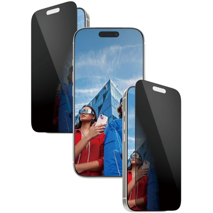 Protège écran PANZERGLASS iPhone 17 Pro verre trempé Privacy