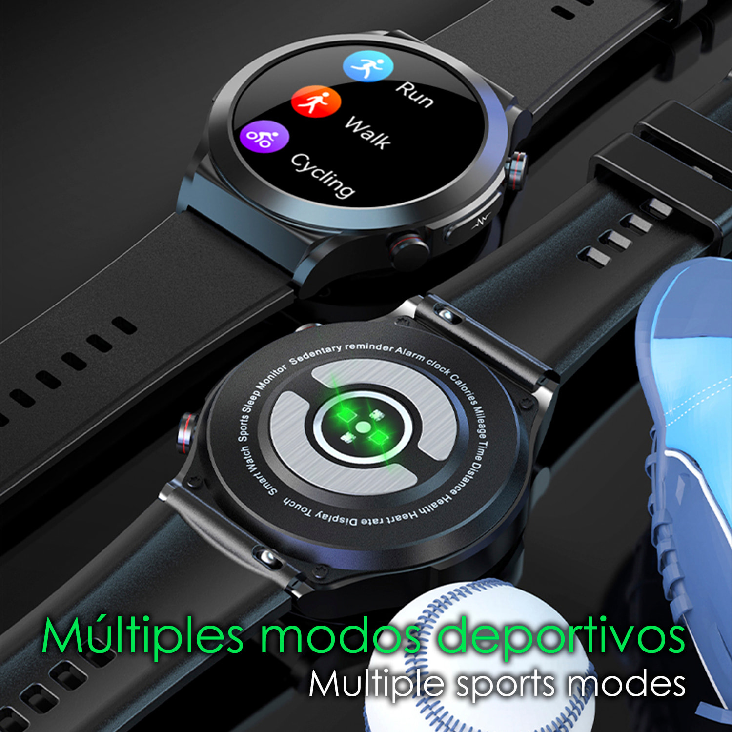 DAM Smartwatch TK21P. Terapia de moxibustión magnética. Ácido úrico y lípidos, ECG , glucosa en sangre, temperatura, O2 y tensión. 4,6x1,2x5,2 Cm. Color: Rojo
