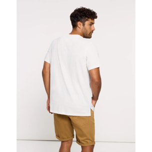 Camiseta Manga Corta Off White - Loberine