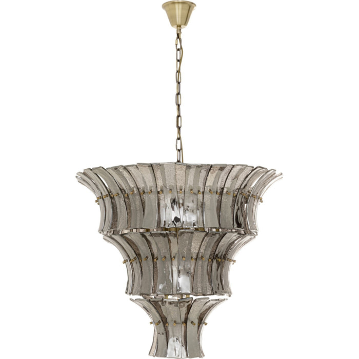 Suspension Venezia fumée 71cm Kare Design