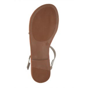 Sandali bassi con fasce incrociate