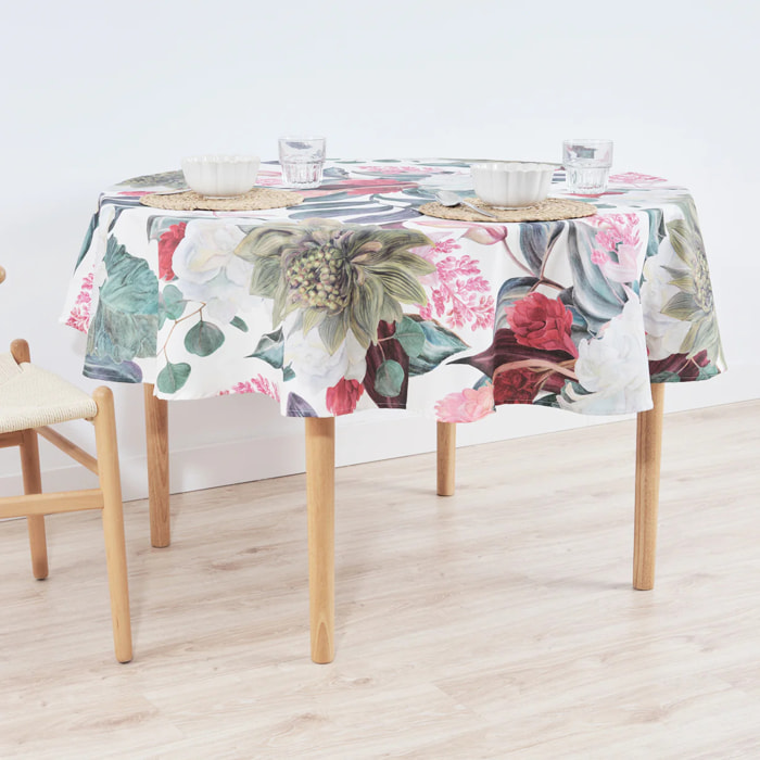 Nappe ronde en résine anti-taches 0318-105