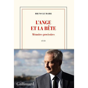 Le Maire,Bruno | L’ange et la bête: Mémoires provisoires | Livre d'occasion