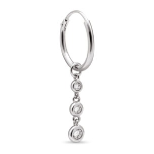 Orecchino Triple Spark  in Argento
